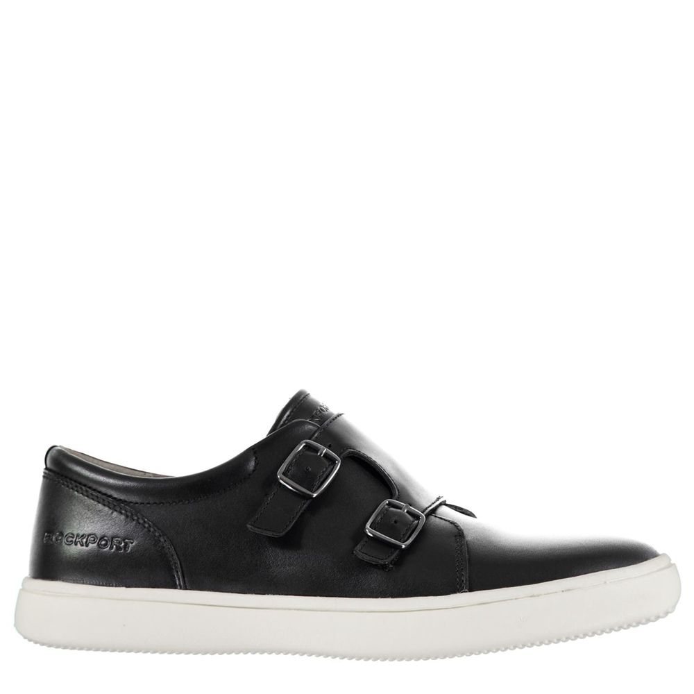 Rockport Men's Buckle Sneakers - Black - USA (4136CPZYB)